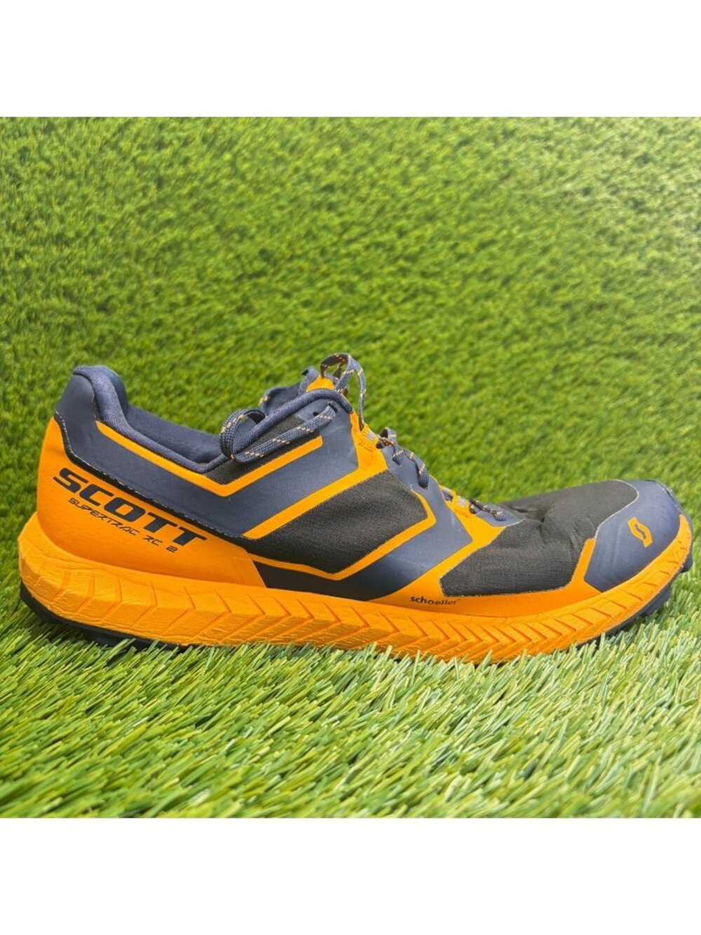 Scott Supertrac RC 2 Mens Size 9 Black Blue Orange Trail Running Shoes Sneakers